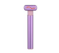 (Purple) Bio Microelectricity RF Eye Lifting Wand for Eye Face&Neck Beauty Massager 4-in-1 Microcurrent Facial Device Anti-Aging Devices