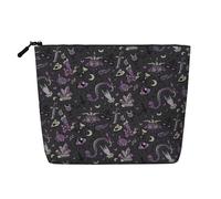 Purple Black Goth Spooky A Versatile Travel Makeup Bag, Ideal for Daily Routines and Business Journeys