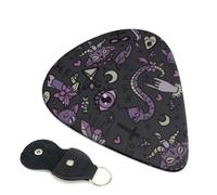 Purple Black Goth Spooky Guitar Pickfor Pickups For Acoustic Electric Guitar Bass Ukulele