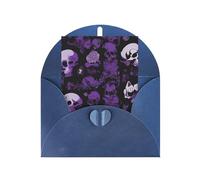 Purple Black Goth Spooky Prints, Blank Cards And Envelopes, Christmas Cards, Halloween, Mother'S Day, Birthday, Anniversary And Valentine'S Day