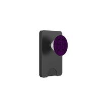 Purple & Black Python Scale Pattern PopSockets PopWallet for MagSafe