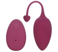 purple Blissed Out Remote Rechargeable 10-Speed Vibrating Love Egg