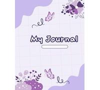 Purple Bloom Journal: Aesthetic Floral Notebook with Butterfly Theme | 29 Lined Pages for Journaling, Writing and Notes