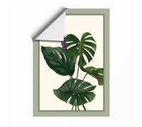 Purple Bloom Study Botanical Unframed Wall Art Print A3 (42×29.7cm), Wall Decor for Living Room, Bedroom, Office & Home, Art Gift