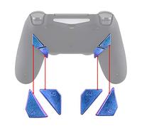 Purple Blue Chameleon Glossy Replacement Redesigned Back Buttons K1 K2 K3 K4 Paddles for ps4 eXtremeRate Controller Dawn Remap Kit