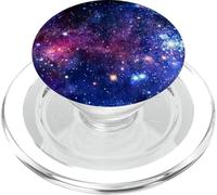Purple Blue Galaxy Space Stars Nebula Cosmic Sky PopSockets PopGrip for MagSafe