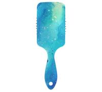 Purple Blue Galaxy Starry Waves gentle hair brush for hair growthed scalp massager brush for short hair with Ergonomic handle cepillo para pelo rizado