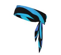 Purple Blue Green Camouflage Zebra Stripes Double-sided athletic bandage with printed sports headband suitable for tennis ninja karate running and yoga