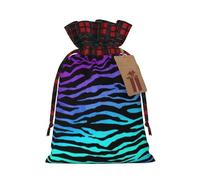 Purple Blue Green Camouflage Zebra Stripes Drawstring Bags Gift Mailing Bags Wedding Christmas Storage Bag Fabric Gift Wrap Storage