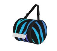 Purple Blue Green Camouflage Zebra Stripes Printed Toilet Paper Holder Bag, Adjustable Strap Roll Paper Organizer for Car Kitchen Outdoor
