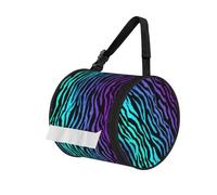 Purple Blue Green Camouflage Zebra Stripes Printed Toilet Paper Holder Bag, Adjustable Strap Roll Paper Organizer for Car Kitchen Outdoor