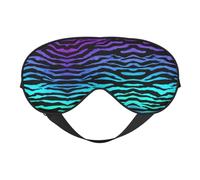 Purple Blue Green Camouflage Zebra Stripes Sleep Eye Mas Updated Design Light Blocking Night Eye Blinder Men Women Shift Work Travel