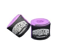 Purple Boxing Hand Wraps by Endangered Fightwear - Pair of (4.57m / 180”) Boxing Wraps for Men & Women in MMA, Muay Thai, Sparring, and Kickboxing - Intense Training Protection - 7 Colours - UK
