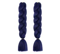 Purple Braiding Hair Long Braids Extensions Hairs, Braiding Hair Extensions, Colorful Synthetic Hairs for Braid Human Braiding Purples Extension for Women Plait Coloured Synthetic Wig