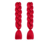 Purple Braiding Hair Long Braids Extensions Hairs, Braiding Hair Extensions, Colorful Synthetic Hairs for Braid Human Braiding Purples Extension for Women Plait Coloured Synthetic Wig