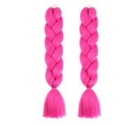 Purple Braiding Hair Long Braids Extensions Hairs, Braiding Hair Extensions, Colorful Synthetic Hairs for Braid Human Braiding Purples Extension for Women Plait Coloured Synthetic Wig