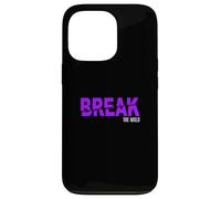 Purple Break The Mold Purple Graphic Case for iPhone 13 Pro