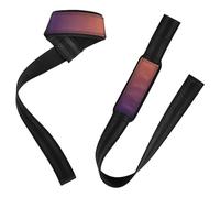 Purple Brown Weight Lifting Straps 66cm Non-slip Gym Training Straps for Weight Lifting, Gym, Deadlift, Training