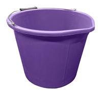 Purple Builders Bucket 14 Litre - 3 Gallon Capacity Plastic Bucket with Built-In Spout and Metal Handle