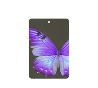 Purple Butterflies Printing 10 Pcs Car Air Freshener Hanging Sheets Scented Hanging Sheets With Rope For Home