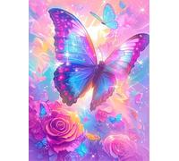 Purple Butterfly 2000 Piece Jigsaw Puzzles for Adults, Fun jigsaw puzzles 2000 pieces, Challenging Puzzle Perfect for Game Nights, Finished Puzzle Size is 100x70cm
