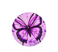 Purple Butterfly Car air freshener, 4-pack, suitable for passenger compartments, trucks, and SUVs.