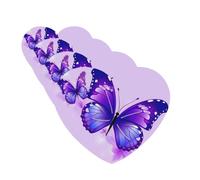 Purple Butterfly Car Air Freshener Cards for Women Men 4 Pack Cute Car Accessories Long Lasting Scent Car Diffuser Hanging Auto Aromatherapy Tablets Car Fresheners Gifts