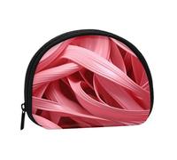 Purple Butterfly Coin Purse - Coin Pouch Mini Change Purse for Coins, Keys, Lipstick and Essentials with Zipper Closure, Pink Ripple, One Size, Fashion