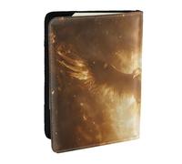 Purple Butterfly Passport Holder for Travel - Passport Case for Men & Women Travel Document Organizer Credit Cards Case, Phoenix Spreading Its Wings, One Size