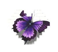 Purple Butterfly Printed Jigsaw Puzzle 10.8x12.8 CM, Heart-Shaped Puzzle Challenging Game for Adults, Fun Decorative Wall Decor