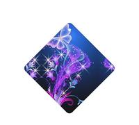 Purple Butterfly Printing 10 Pcs Air Freshener Cards,Car Scented Hanging Sheets Air Freshener Set For Car Decoration