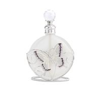 Purple Butterfly & Crystal Flower Perfume Bottle New