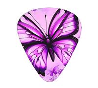 Purple butterfly the 12-piece guitar picks include three picks: thin, medium and heavy. suitable for electric, acoustic and bass guitars of all strengths