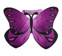 Purple Butterfly Wing Pet Costume with Bold Black Patterning | Large purple wings spread from a central body, marked with bold black veins and contrasting wing spots. The wing shape and