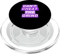 Purple Can't Cheat The Grind Purple Graphic PopSockets PopGrip for MagSafe