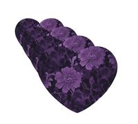 Purple Car Air Fresheners Cards 4 Pcs Hanging Fragrance Scented Cards Long-Lasting Car Aromatherapy Tablets for Wardrobe Bathroom Car Interior Mirror Pendant Gifts
