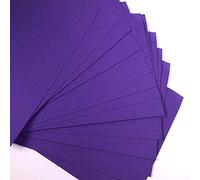 Purple Card A4 160gsm 25 Sheets Dark Purple Craft Paper | 297 x 210mm, smooth uncoated both sides, holds its shape, easy to fold and cut, ink and pencil ready, printer friendly
