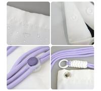 Purple Carry Crossbody Purse for Women â€“ Universal Glitter Abstract Diamond Crystal Pattern Print Mobile Phone Bag, Lightweight for Outdoor Activities