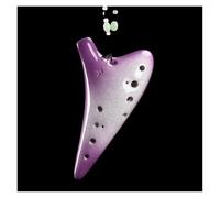 Purple Ceramics Ocarina 12 Holes Alto C Key AC Ocarina Of Time With Accessories Professional Ocarinas Music Instrument
