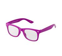 Purple Childrens Classic Clear Lens Glasses Fames Fake Glasses Frames with Lenses for Fancy Dress World Book Day Boys Girls Nerd Glasses Geek Hipsters Style Kids Dress Up Costume Glasses