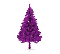 Purple Christmas Tree, 6ft Artificial Tinsel Christmas Tree for Home Decorations,550 Branch Tips Xmas Tree for Outdoor Indoor Decor, 180CM