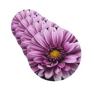 Purple Chrysanthemum Car Air Freshener Cards for Women Men 4 Pack Cute Car Accessories Long Lasting Scent Car Diffuser Hanging Auto Aromatherapy Tablets Car Fresheners Gifts