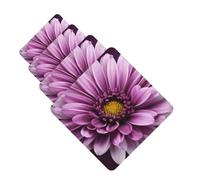 Purple Chrysanthemum Car Air Freshener Cards for Women Men 4 Pack Cute Car Accessories Long Lasting Scent Car Diffuser Hanging Auto Aromatherapy Tablets Car Fresheners Gifts