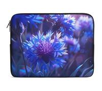 Purple Chrysanthemum Print Laptop Case Sleeve Bag 10inch Durable Shockproof Protective Computer Carrying Cover Briefcase