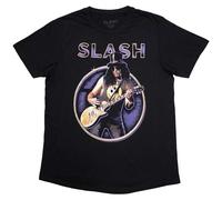Purple Circle T-Shirt Slash Black M