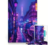 Purple City 1000 Piece Jigsaw Puzzles for Adults Jigsaw Smart Game Together Fun Image Assembly Seasonal Gift (38x52cm)