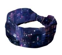 Purple City Views Women's Headbands Twisted Cross Hairband Soft Sweat Hairbands Elastic Wide Headband, Hair Accessory