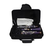 Purple Clarinet 17 Keys Bb B Flat Tone Professional Bakelite Clarinet With Box And Accessories Clarinet Kit
