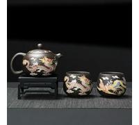 Purple Clay Pot Kung Fu Tea Set Dragon and Phoenix Chengxiang Changes Color When Exposed to Hot Water Creative