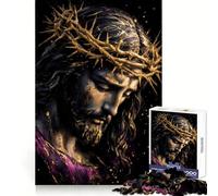 Purple Cloth And Crown of Thorns Jigsaw Puzzles for Adults1000 Pieces Mind Puzzle Cozy Relax Image Assembly (38x52cm)